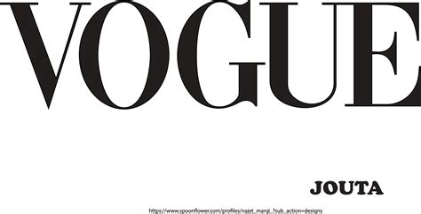 Vogue Png Template
