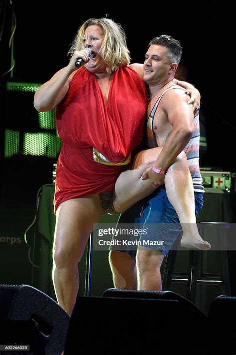 Comedian Bridget Everett Performs Onstage During Oddball Comedy News Photo Getty Images
