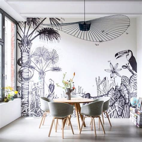 Choosing Wall Murals For Your Interior Modern Dining Room Home Decor