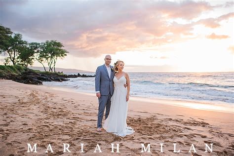 Maui Wedding At Maluaka Beach Makena Mariah Milan Maui Hawaii