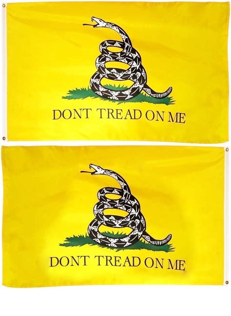 12 x 18 12x18 embroidered dont tread on me gadsden boat flag double sided 210d