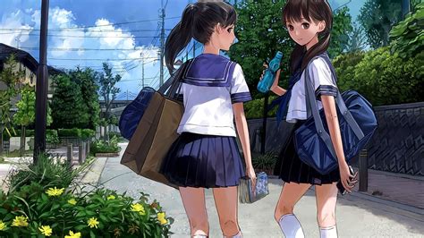 Wallpaper Cosplay Anime Girls Brunette Looking At Viewer Dress