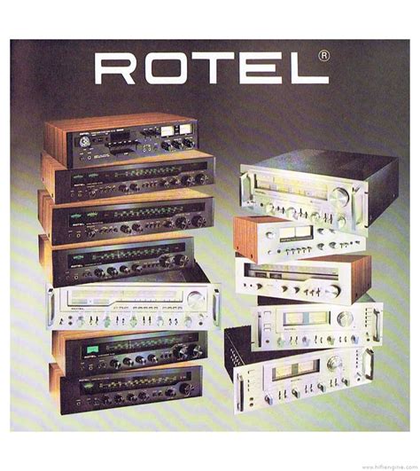 Rotel Audio Product Catalogue Hifi Engine
