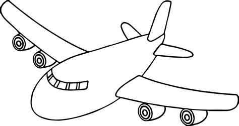 Front Airplane Coloring Page | Wecoloringpage.com