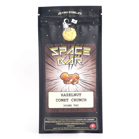 Buy Hazelnut Comet Crunch Space Bar Astro Edibles Herbanpot