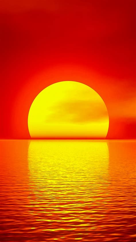 Fiery Sunset Wallpaper For Iphone 11 Pro Max X 8 7 6 Free