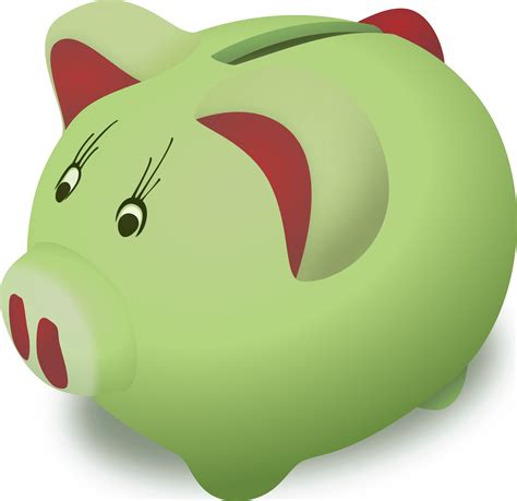 Red Clipart Piggy Bank Red Piggy Bank Transparent Free For Download On
