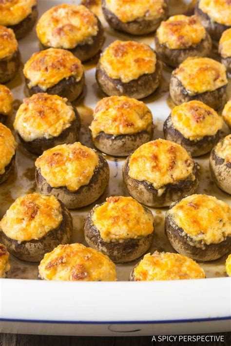 Maybe you would like to learn more about one of these? Best Cheese Stuffed Mushrooms Recipe #ASpicyPerpective ...