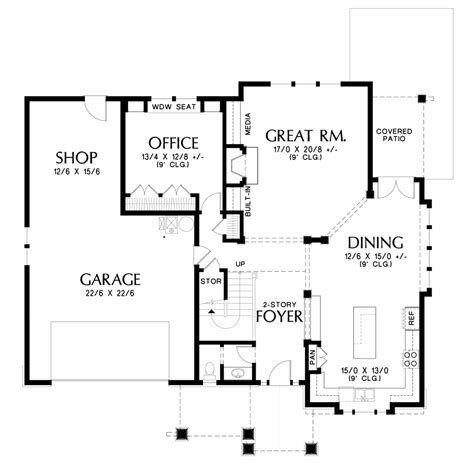 Craftsman Style House Plan 3 Beds 25 Baths 3202 Sqft Plan 48 696