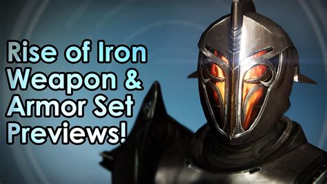Destiny Rise Of Iron Raidtrialsiron Banner Weapon And Armor Set