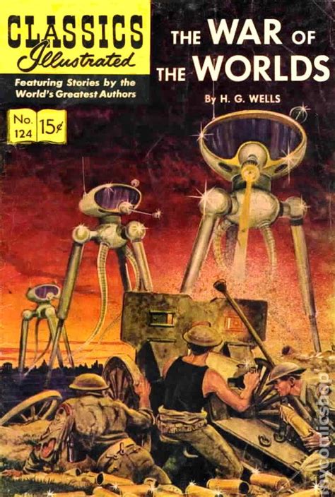 Classics Illustrated 124 The War Of The Worlds 1955 Comic Books