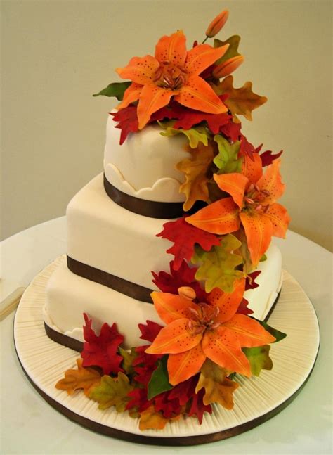 20 Best Images About Autumn Wedding Cakes On Pinterest