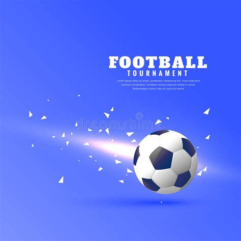 Abstract Football Soccer Tournament Sports Background Stock Vector