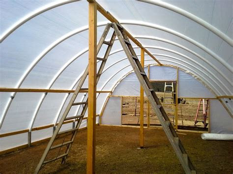 The Nickel And Dime Ranch Hoop House Raising In Northern New Mexico