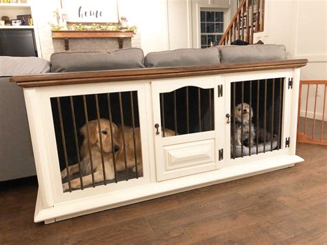 Reclaimed Dresser To Dog Crate Diy Furniture Dog Crate Dog Crate