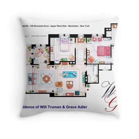 Will And Grace Apartment Layout