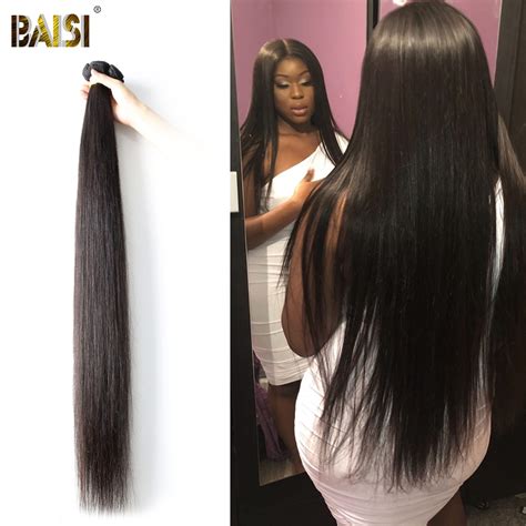 Buy Baisi Virgin Hair Weaving Peruvian Hair Straight