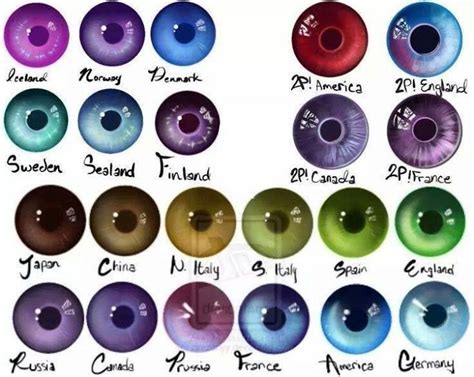 Hetalia Eye Color I Have N Italys Eye Color Hetalia Eye Color