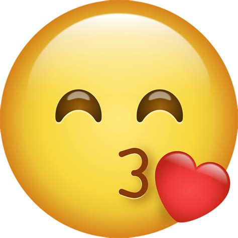 Kissing Face Emoji Premium Vector Png Similar Png Images And Photos Finder