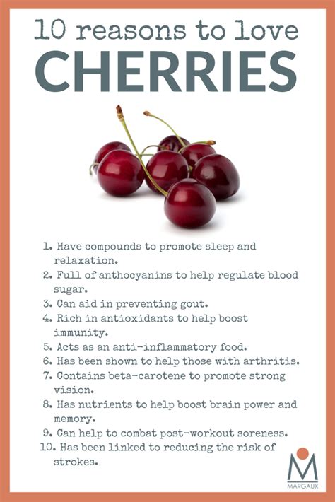 10 Reasons To Love Cherries Health Benefits Of Cherries Health And Nutrition Antioxidants