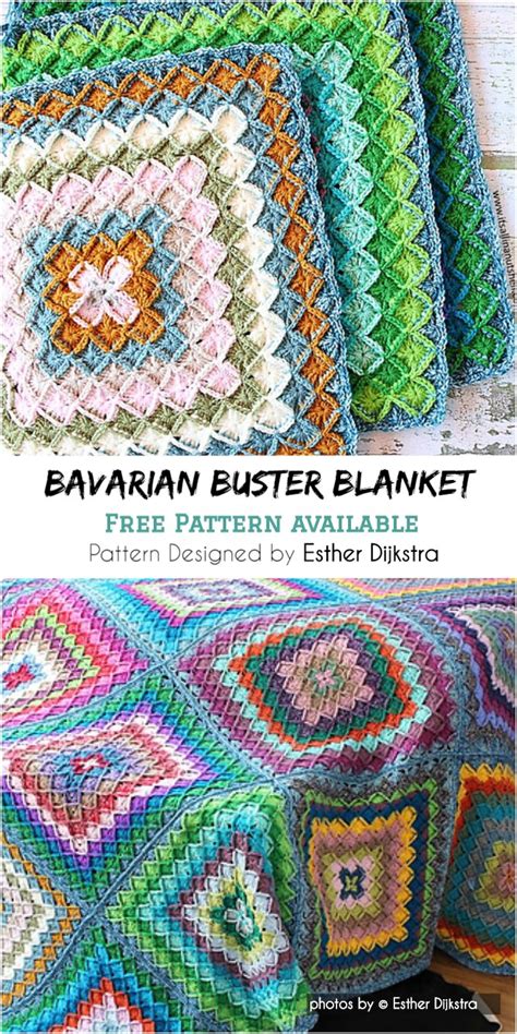 Bavarian Buster Crochet Blanket Pattern And Video Tutorial Diy Smartly