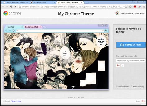 Anime Chrome Browser Themes Chit Chat Anime Forums
