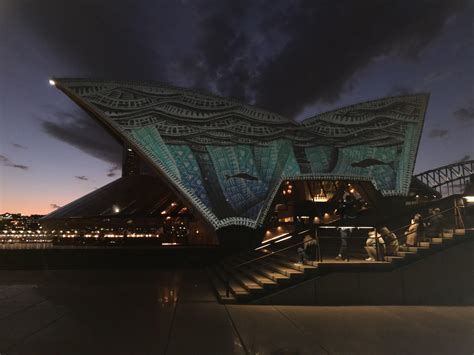 Sydney Opera House Does An Amazing Roof Light Show At Dusk Rtravel