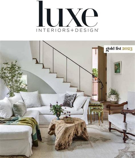 Luxe Interiors And Design Magazine Cover