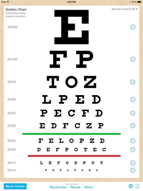 App Shopper Eye Chart Pro Test Vision And Visual Acuity Better With