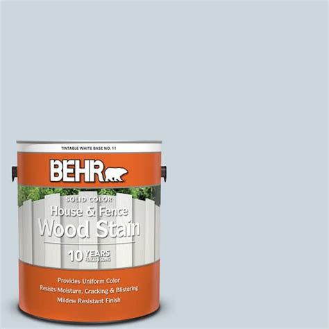 Behr Gal E Misty Surf Solid Color House And Fence Exterior