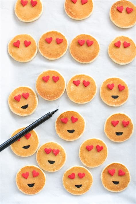 Easy Mini Emoji Pancakes Cute Breakfast Idea For Kids