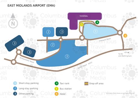 East Midlands Airport Parking Map Campus Map