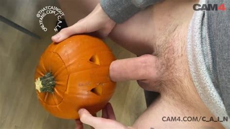 Twink Face Fucks A Pumpkin Cam Male Pornhub Com