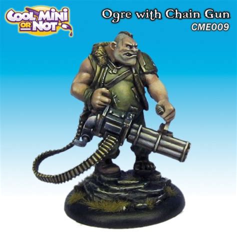 Brand New Sci Fi Ogre With Chain Gun Ontabletop Home