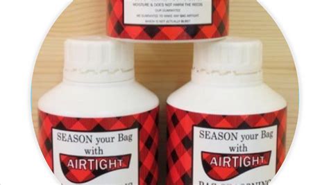 R G Hardie Airtight Bag Seasoning — Cabar Fèidh Bagpipe Supplies
