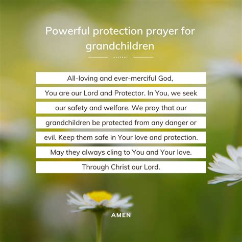 Powerful Protection Prayer For Grandchildren