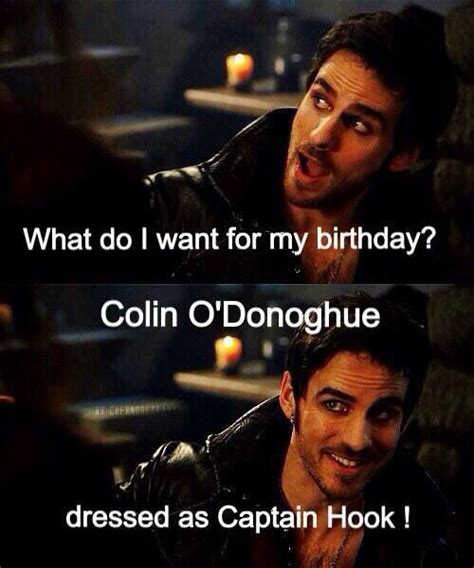 Oh Yes Happy Birthday To Me Captain Hook Ouat Captain Swan