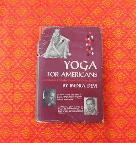 Signed Book Yoga For Americans Indra Devi 14th By Smilingsaints