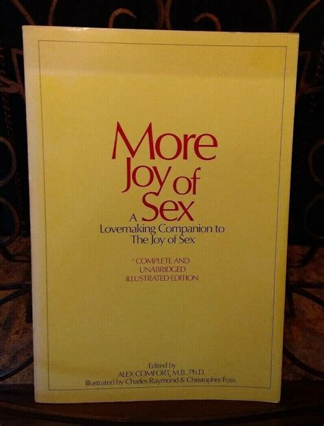 More Joy Of Sex By Alex Comfort 1991 Trade Paperback Revised Edition For Sale Online Ebay