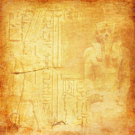Ancient Egypt Background With Pharaoh And Hieroglyphics — Stock Photo