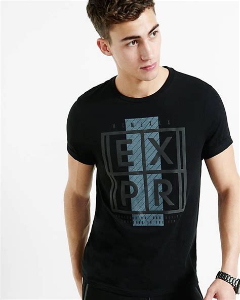 Exp Squares Graphic T Shirt From Express Cool T Shirts Custom T