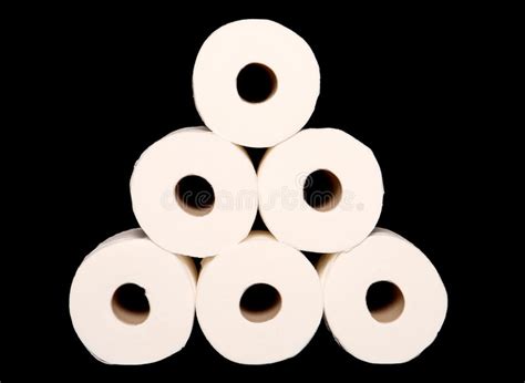 Stack Of Toilet Paper Rolls Stock Photo Image Of Background Roll