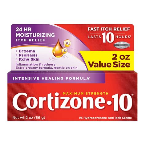 Buy Cortizone 10 Intensive Healing Anti Itch Creme 2 Oz Online At