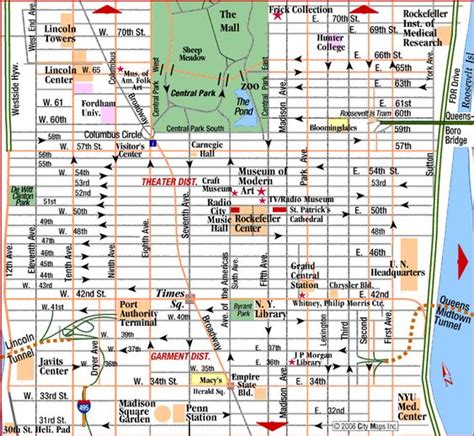 Manhattan Maps And Map Of Manhattan On Pinterest