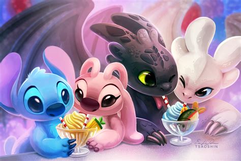 Toothless And Stitch Wallpapers Wallpaper Cave