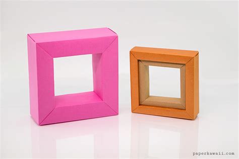 Useful Modular Origami Display Frame Tutorial Paper Kawaii