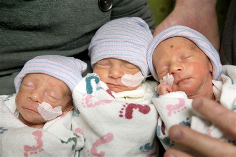 Klein said reports in medical literature of the chances of identical triplets range from 1 in a million to 1 in 200 million. When you're having three… naturally - Ultra Sound ...
