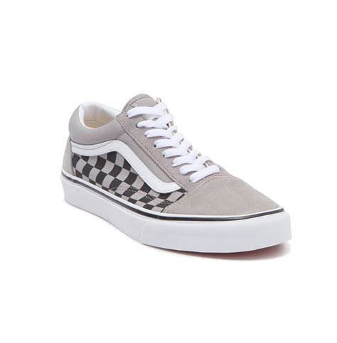 On Sale Vans Old Skool Checkerboard Grey — Sneaker Shouts