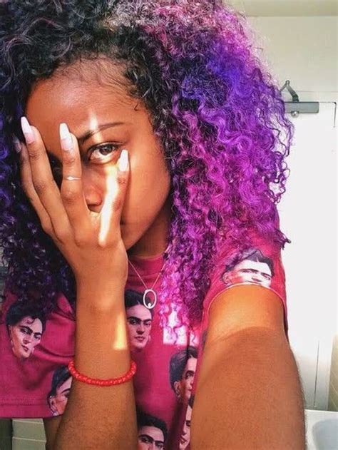 Naturalhairqueens “ Purple Hair On Fleek ” Natural Hair Styles