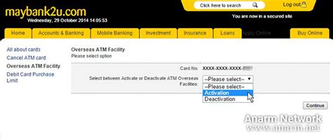 Tapi, cara nak aktifkan kad debit bank islam untuk transaksi overseas/international kurang pasti, bukan? Aktifkan Kad Debit Maybank Untuk Kegunaan PayPal - AnarmNet